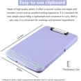 thumbnail image 4 of Clipboard with Storage,A4 Binder Nursing Clipboards with Pen Holder,Heavy Duty Storage Clipboard with Low Profile Clip,Clipboards Folder Side-Opening,Smooth Writing Clip Board Office Supplies, 4 of 7