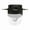 Black, variant on Brew Single Serve Pour-Over Coffee Maker Thickened Heat-Resistant Borosilicate Glass Dripper Coffee Brewer
