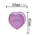 thumbnail image 6 of Dusknt Cute Butterfly Rabbit Easter Egg Cookie Cutters Set of 16, Food Grade Silicone Cake Baking Mold for Fondant, Oven Microwave Dishwasher Safe, Non-Toxic Plunger Cutters for Diy Craft Clay, 6 of 9