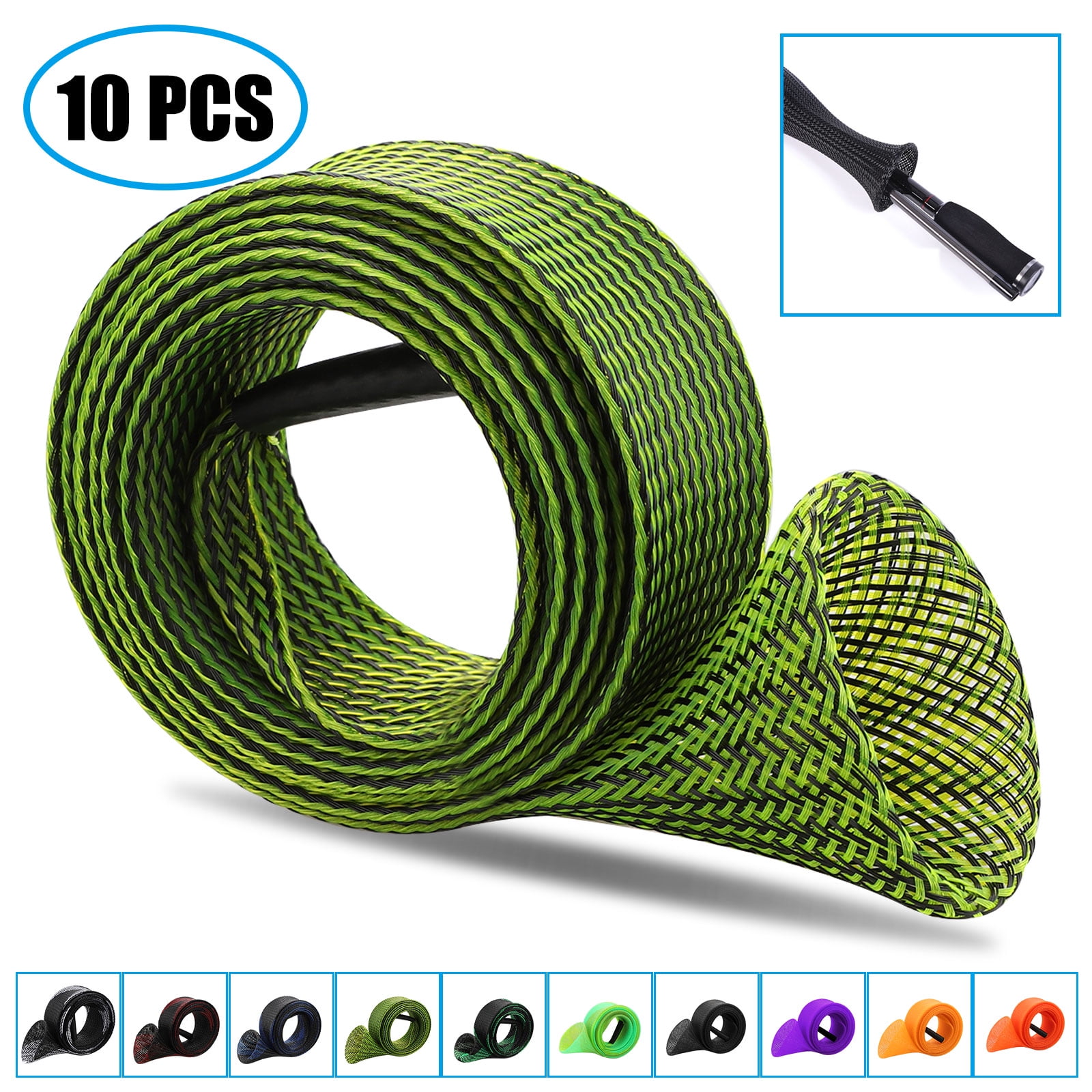 TSV 5/10pcs/Set Rod Sock Fishing Rod Sleeve, Fishing Rod Cover