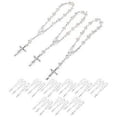 thumbnail image 3 of 30 pcs Baptism Rosary Beads Finger Baptism Rosaries Faux for Baptism Gifts Communion Gifts, 3 of 5