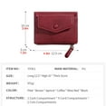 thumbnail image 2 of TAZAG Women's RFID small double fold wallet with card holder and coin wallet, 2 of 5