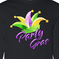 thumbnail image 4 of Inktastic Party Gras Mardi Gras Jester Hat Long Sleeve T-Shirt, 4 of 5