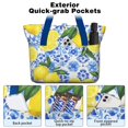 thumbnail image 2 of Tote Bag for Women - Lemon Shoulder Bag - Large Utility Work Duffle Bag with Zipper Handbag for Travel, Work, Sprots, 2 of 5