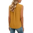 thumbnail image 6 of Womens Tank Tops Daily Casual Linen Shirts Sleeveless Shirts Tops Casual Blouses Loose Fit Shirt Tank Summer, 6 of 6
