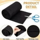 thumbnail image 4 of Rollo de fieltro negro de 118 x 9,45 pulgadas, fieltro no tejido para manualidades, ideal para patchwork, costura, decoración y proyectos DIY. 3 mm de grosor., 4 of 9