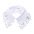 thumbnail image 4 of Abbracc Faux Colliers Mode Collier Ras du Cou pour Costumes Pulls Fournitures d'Artisanat Couture Blanc, 4 of 9
