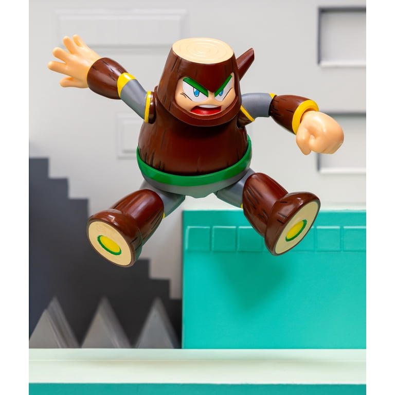 Jada Toys Mega Man Wave 3 Wood Man Action Figure, 6