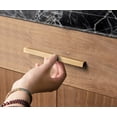 thumbnail image 6 of Goo-Ki 12 Pack 7.6 Inch(192mm) Kitchen Cabinet Pulls, Champagne Bronze Cabinet Handles, Drawer Pulls for Dresser,Wardrobe & Cupboard, 6 of 7