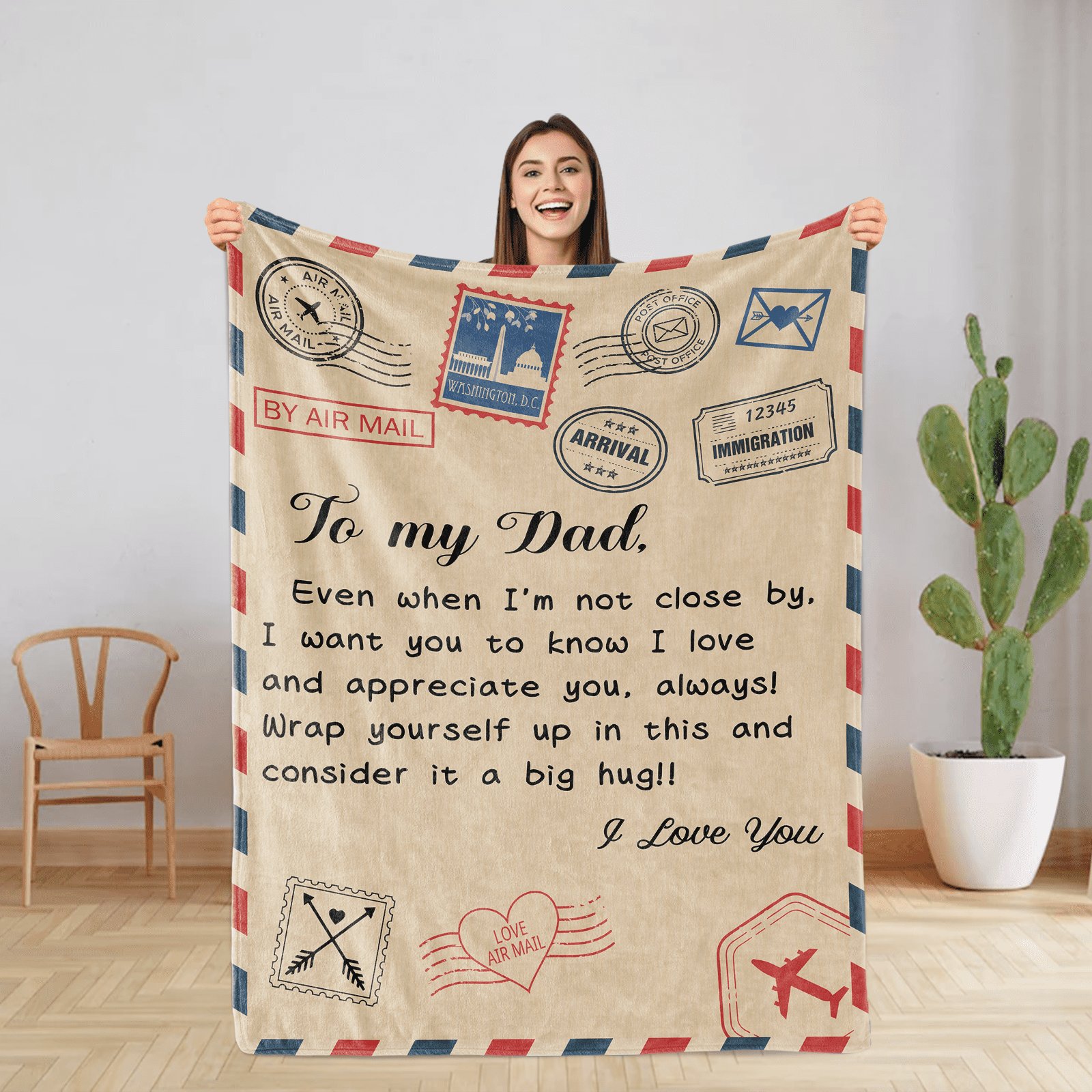 To my daughter blanket love dad hotsell