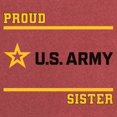 thumbnail image 3 of CafePress - Proud Army Sister Black And Gold T Shirt - Womens Comfort Colors® Shirt, 3 of 4