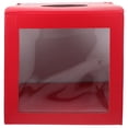 thumbnail image 1 of LEEYNEER Boîte à Billets Rouge Transparent pour Soirées de Jeux, 1 of 8