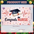 thumbnail image 2 of Gold Stars Graduation Banner Graduation Cap Class of 2026 Backdrop Diploma Black Tassel Grad Party Background for Graduation Party Class of 2026 Celebration Commencement Ceremony, 2 of 9
