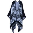 thumbnail image 1 of LinYooLi Women's Fashion Winter Oversized Blanket Poncho Cape Shawl Cardigans, 1 of 9