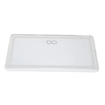 thumbnail image 2 of Visera para coche, espejo de tocador, tiras de luz de 4 lados, Interruptor táctil de alta definición, luz LED Universal para visera cosmética para coche, color blanco, 2 of 12