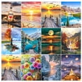 thumbnail image 2 of Pintura de diamante 5D DIY, imágenes de paisajes, botella a la deriva, doble corazón, fotos de playa, taladro completo, trabajo manual, mosaico de diamantes, regalos, 2 of 5