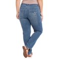 thumbnail image 2 of Just My Size Women's Plus-Size Slimming Classic Fit Straight-Leg Jeans With Tummy Control, Regular and Petite Lengths, 2 of 3