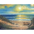 thumbnail image 3 of Rossini, John 18x15 Black Modern Framed Museum Art Print Titled - Tranquil Sunset, 3 of 5