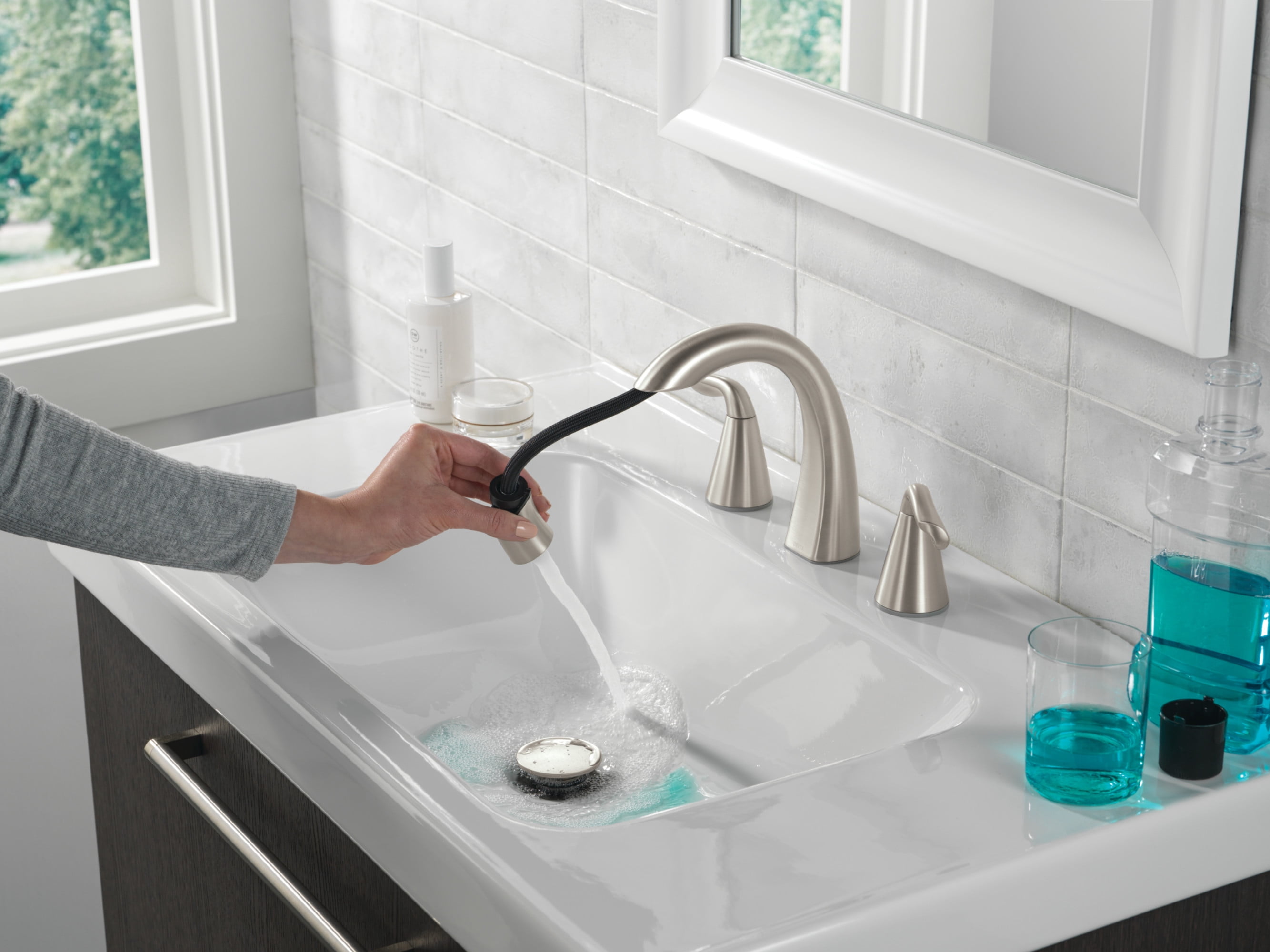 Delta 35840LF-PD Arvo 1.2 GPM Widespread Bathroom Faucet - Chrome