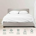 thumbnail image 2 of 800-TC Level of Softness - Extra Soft Cooling Sheets for Hot Sleepers and Night Sweats [Twin Sleeper Sofa White Solid] Fit Up To 8" inches Deep Pocket., 2 of 5