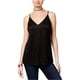 thumbnail image 1 of Be Bop Shine Cami Tank Top para Mujer, Negro, X-Large, 1 of 1