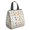 Basketball and Trophy, variant on Basketball and Text White Pattern Insulated Lunch Bag for Women Men, Large Portable Soft Cooler Tote, Thermal Food Storage Bag with Pearl Cotton, 8.66L, 8.75"x5.75"x9.5"