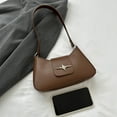 thumbnail image 4 of 9252 Bolso Mujer Trendy2k Star Hot Girl Textura PU Con Un Hombro Y Media Marrón, 4 of 9