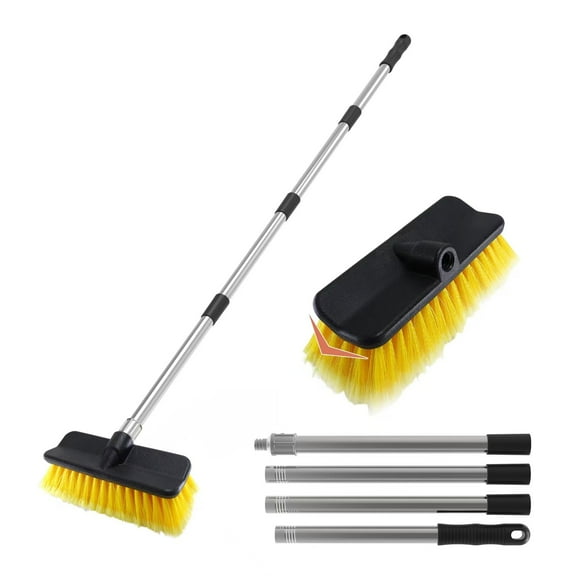Cepillo para lavado de autos YULOOSI 65 con mango largo y cerdas suaves