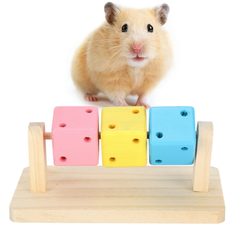 Wooden Block Toy For Pet Hamster Chew