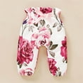 thumbnail image 6 of Enjoytime 3-18 Months Newborn Girl Clothes Long Sleeve Cute Flower Printed onesies and Pants with Hairband Newborn Jumpsuits Rompers Bodysuit Baby Clothes, 6 of 7