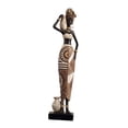 thumbnail image 2 of Estatua de mujer africana, figura humana, adorno estético, decoración, estatua de resina para 75 cm x 45 cm x 325 cm, 2 of 9