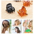 thumbnail image 7 of MesaSe 24 Pieces Small Mini Hair Clips Tiny Hair Claws Pins Clamps Plastic for Women Girl's Hair (Multicolor) - Great for Easily Pulling Up Your Hair, 7 of 7