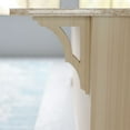 thumbnail image 5 of Ekena Millwork 1 3/4"W x 8 1/2"D x 12"H Large Avila Wood Bracket, Rubberwood (2-Pack), 5 of 5