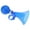 Blue, variant on Bikes Horn for Adults Kids Decors Trumpet Bikes Horn Cyclings Bells Bikes Bells Handlebars Bells Air Horn Trumpet