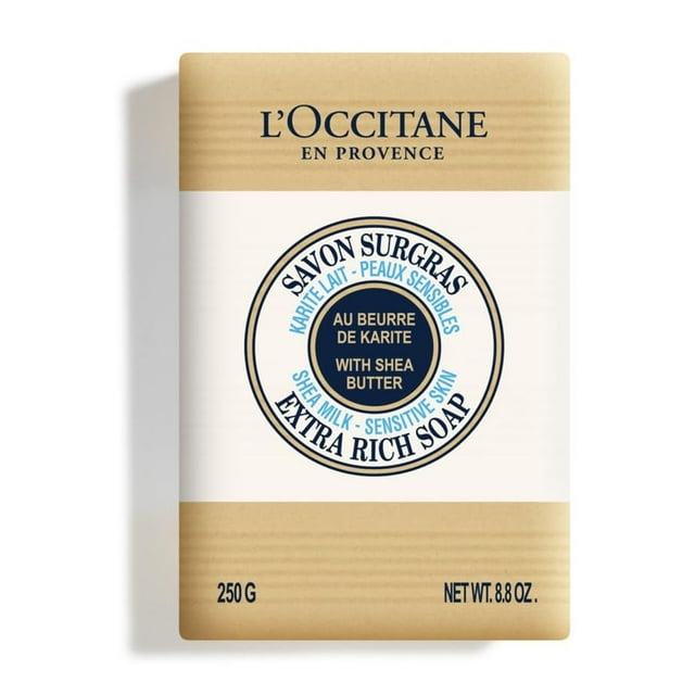 Jabón L'Occitane Shea Milk para piel sensible extra rico 260 ml