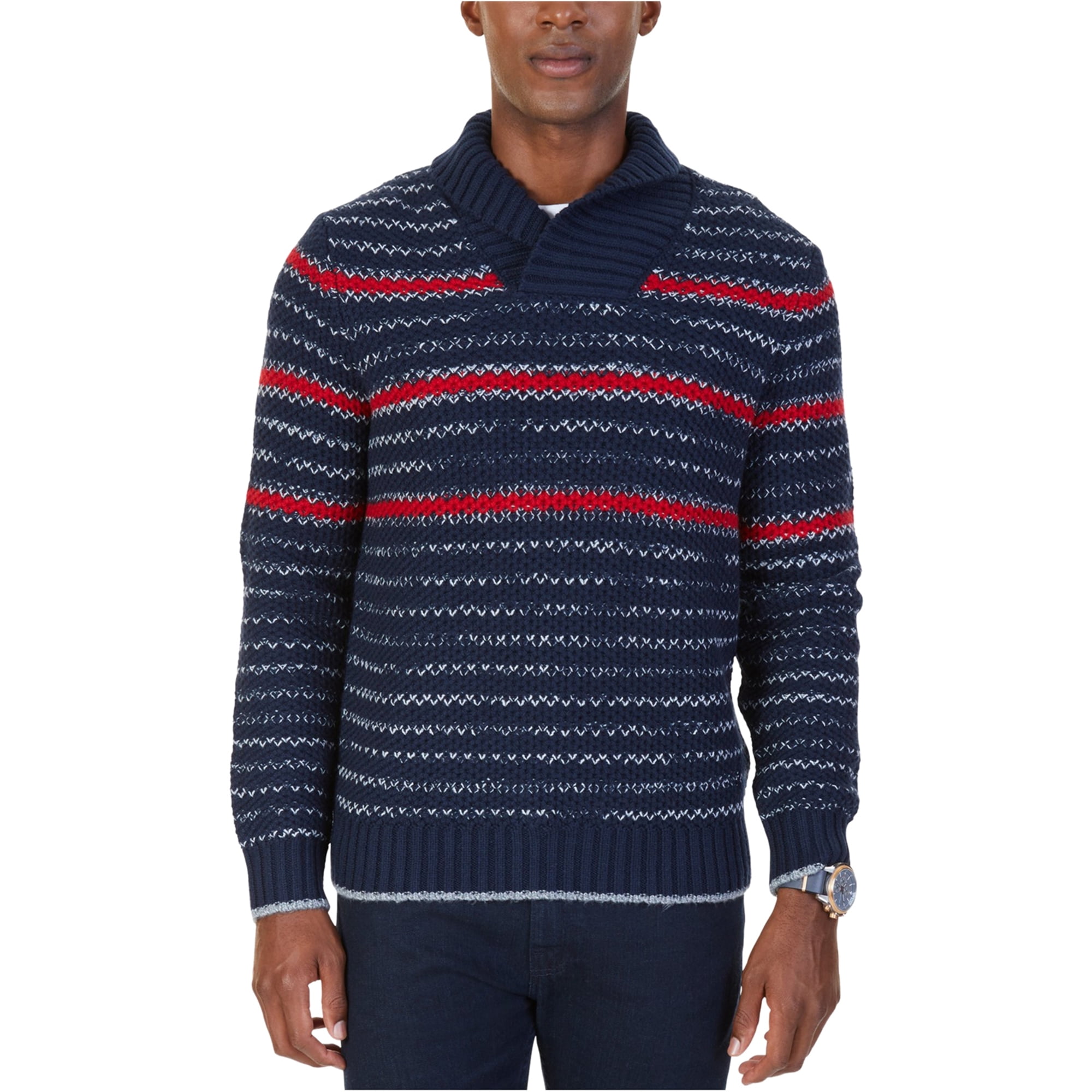 Blue nautica sweater hotsell