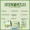 thumbnail image 6 of WBM Care Natural Bamboo Toilet Paper, 3-Ply, Unbleached, Tree-Free, 208 Sheets per Roll, 10 Rolls, Soft and Gentle Bath Tissue, Chemical-Free, 6 of 8
