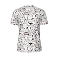thumbnail image 5 of Wukai Cute Cat Print Men's Short-Sleeved Mesh T-Shirt,Quick-Dry Short Sleeve Workout T-Shirt-6X-Large, 5 of 8