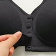 thumbnail image 6 of Bras for Women Full Coverage Front Closure Support Floral Print Wire-Free Front Closure Bras for Women Plus Size Shoulder Strap Soft Breathable Full Figure Bra b-Black 42, 6 of 6