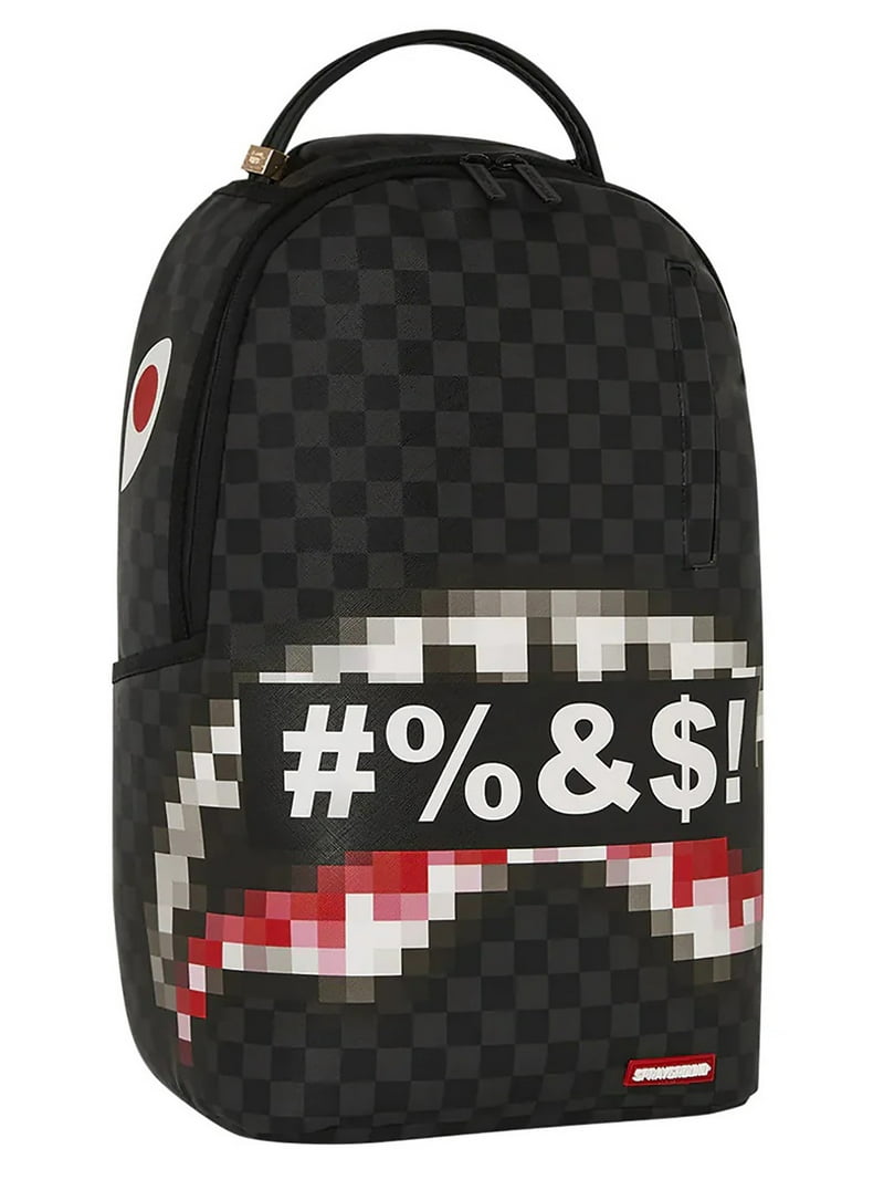 Sprayground Censored Backpack, Black - Walmart.com