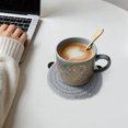 thumbnail image 4 of Unique Bargains 1 Pc Coaster Heat Insulation Mat Drink Coaster Gray Cotton rope, 4 of 5