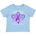 thumbnail image 3 of Inktastic Staying Strong Together Alzheimer's Awareness Purple Ribbon Boys or Girls Baby T-Shirt, 3 of 5