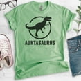 thumbnail image 2 of Auntasaurus T-shirt, Unisex Women's Shirt, Aunt Shirt, Funny Shirt, Cute Aunt Gift, Gift For Auntie, Heather Apple Green, Medium, 2 of 6