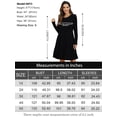 thumbnail image 3 of VEPKUL Womens Casual Plus Size Sweater Dresses 5XL, Long Sleeve Fall Dresses Crew Neck Tunic Dress with Pockets, 3 of 9