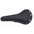 thumbnail image 1 of Cojín de sillín de bicicleta Toystoory Vintage repuesto de cuero PU negro, 1 of 6