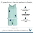 thumbnail image 5 of PJ Couture  Sleeveless Lacy Matching Short Set (Women), 5 of 5