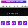 thumbnail image 3 of Gymax 61 Key Digital Piano Recital MIDI Keyboard Black, 3 of 10