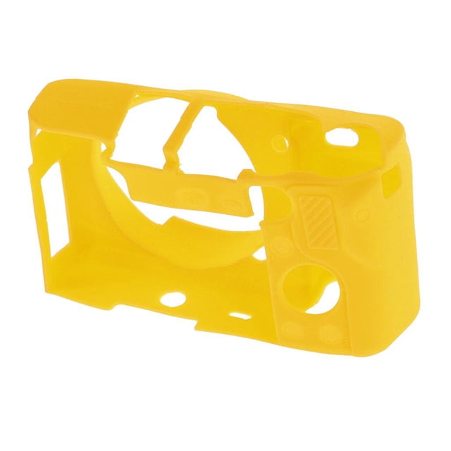 Fun de Silicona Impermeable a Prueba de Polvo para Carcasa de Cámara A6000 Amarillo shamjiam Estuche de silicona para cámara