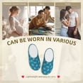 thumbnail image 7 of Lsque Sea Turtle Pattern Womens Comfort Cotton on Scuff With Memory Foam and Anti-skid Sole Slipper-35/36, 7 of 7