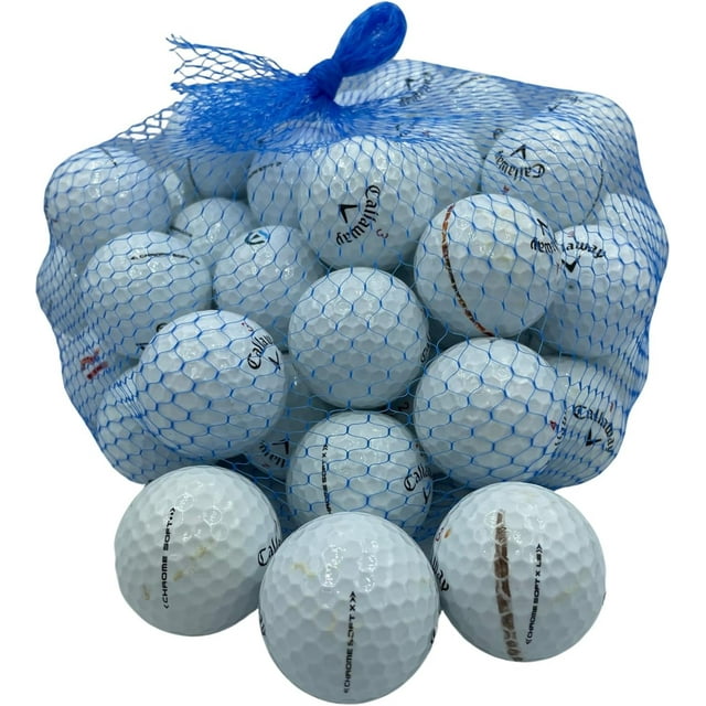 Golf Ball Planet - Callaway Chrome Soft Mix Recycled Golf Balls (4A/Near Mint, 50 Pack)
